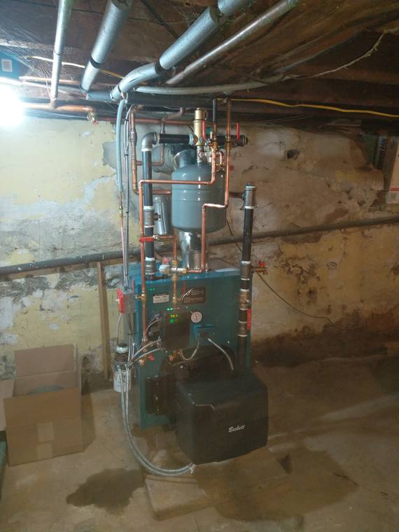 Near-boiler piping by JBrick Heating and Cooling in Bucks County PA