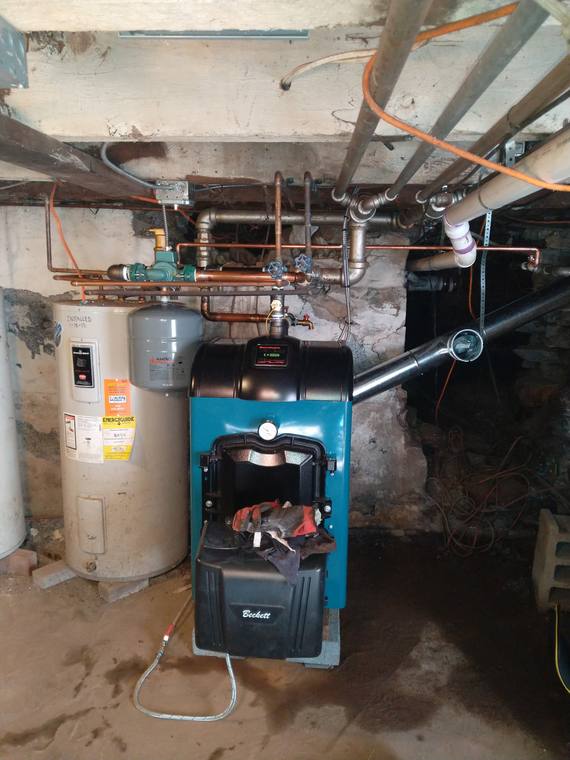 Boiler and water heater by JBrick Heating and Cooling in Bucks County PA