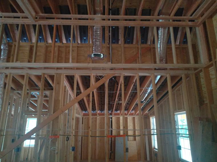 New construction ductwork by JBrick Heating and Cooling in Bucks County PA