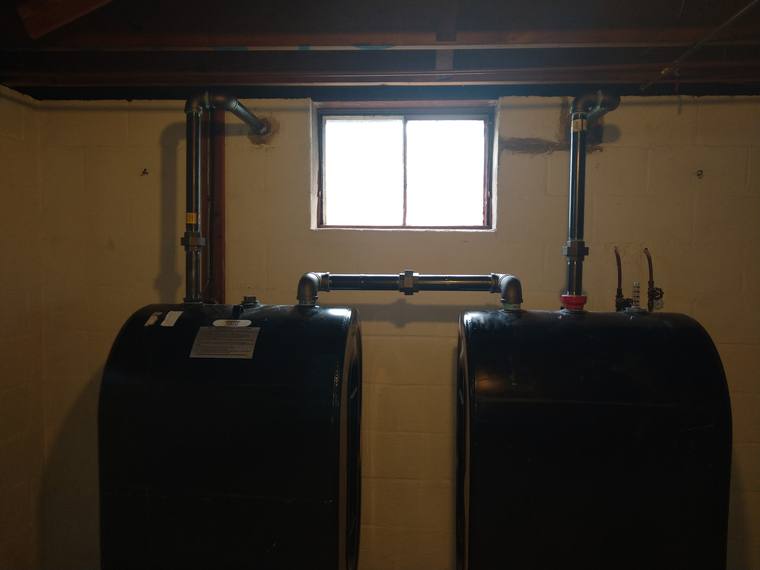 Oil tank replacement by JBrick Heating and Cooling in Bucks County PA